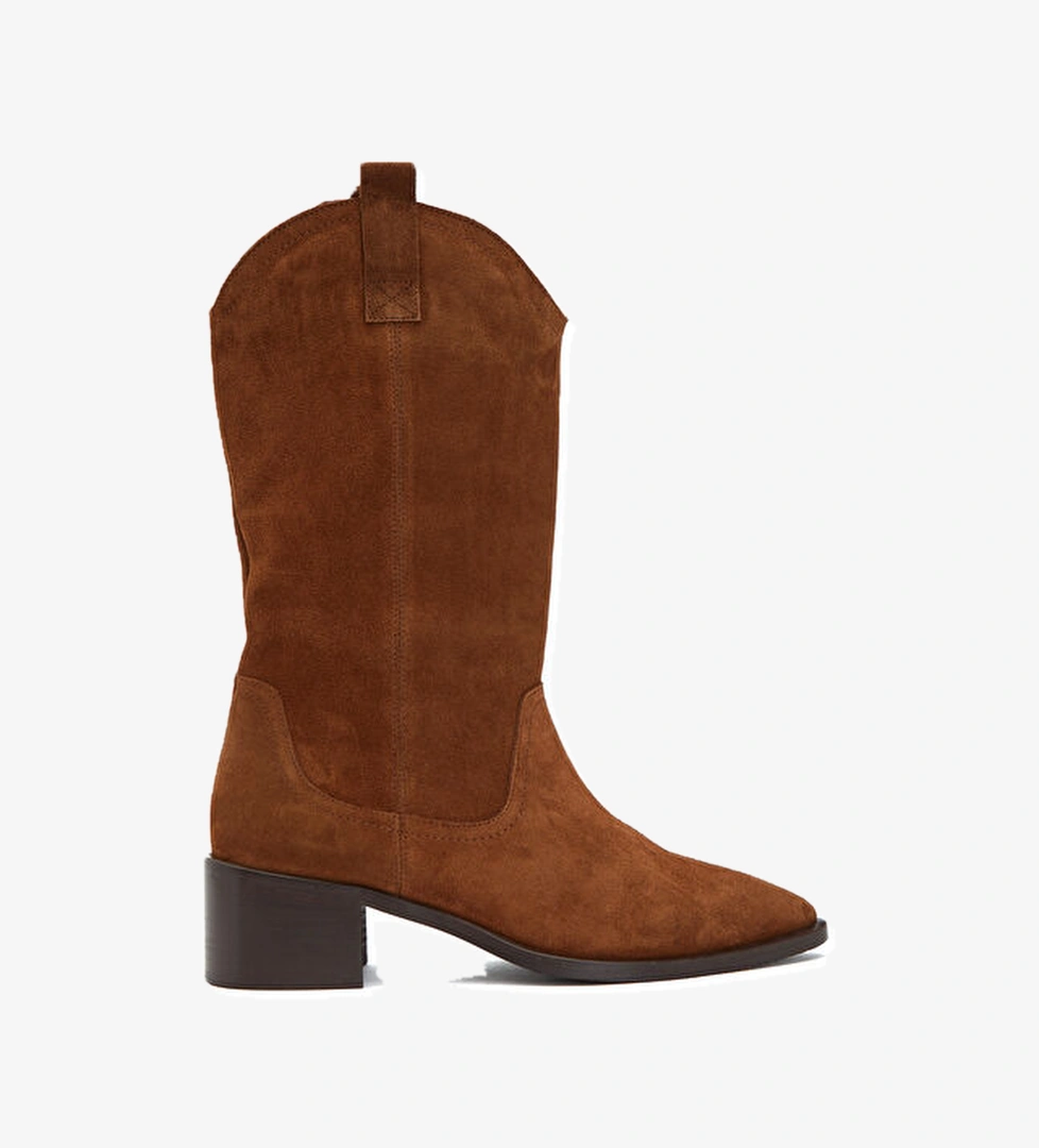 Beymen Club Taba Kadın Süet Çizme model görseli