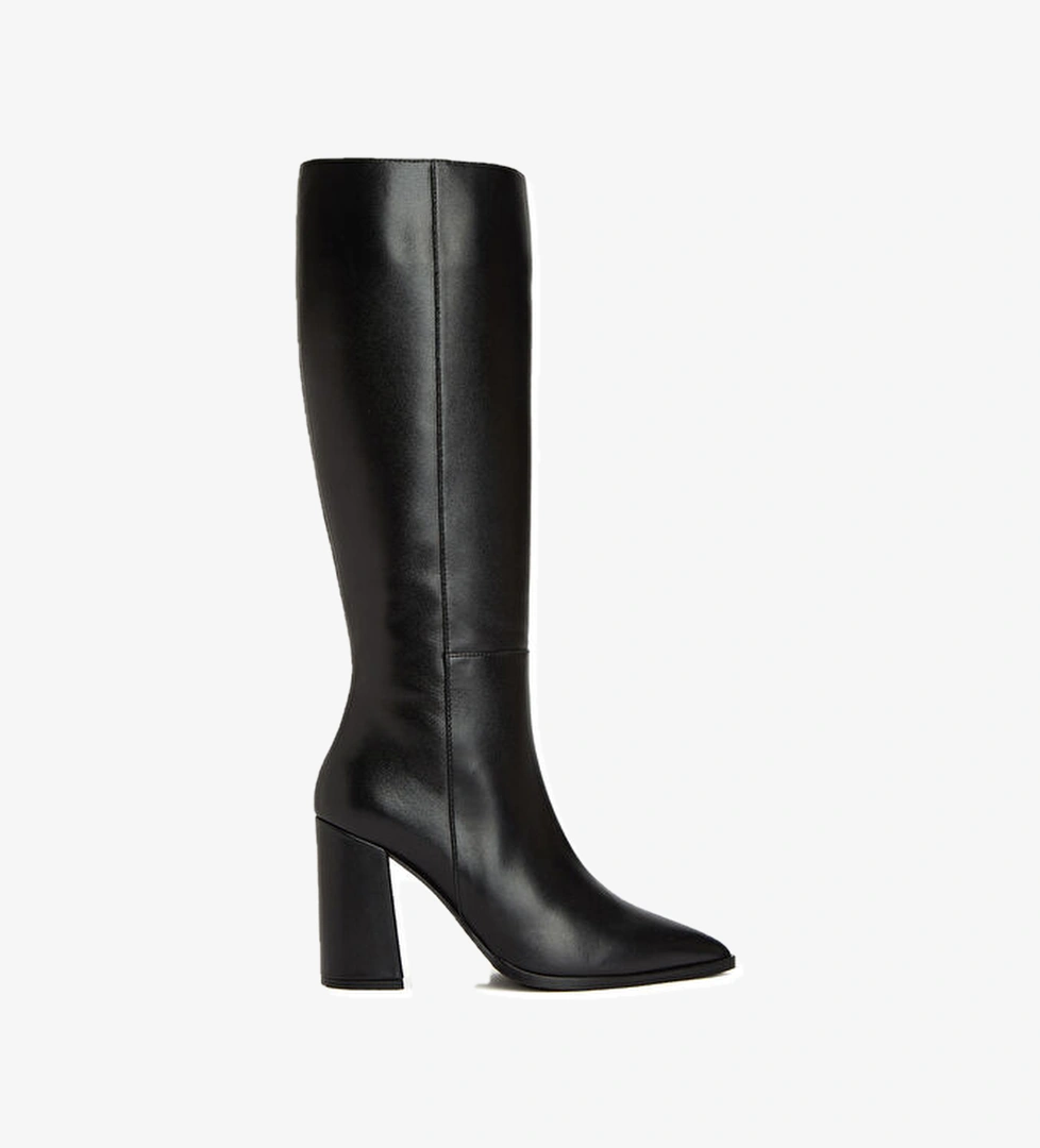 Beymen Club Siyah Kadın Deri Çizme model görseli