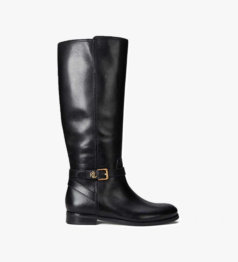 Siyah Kadın Deri Çizme - Görsel 1