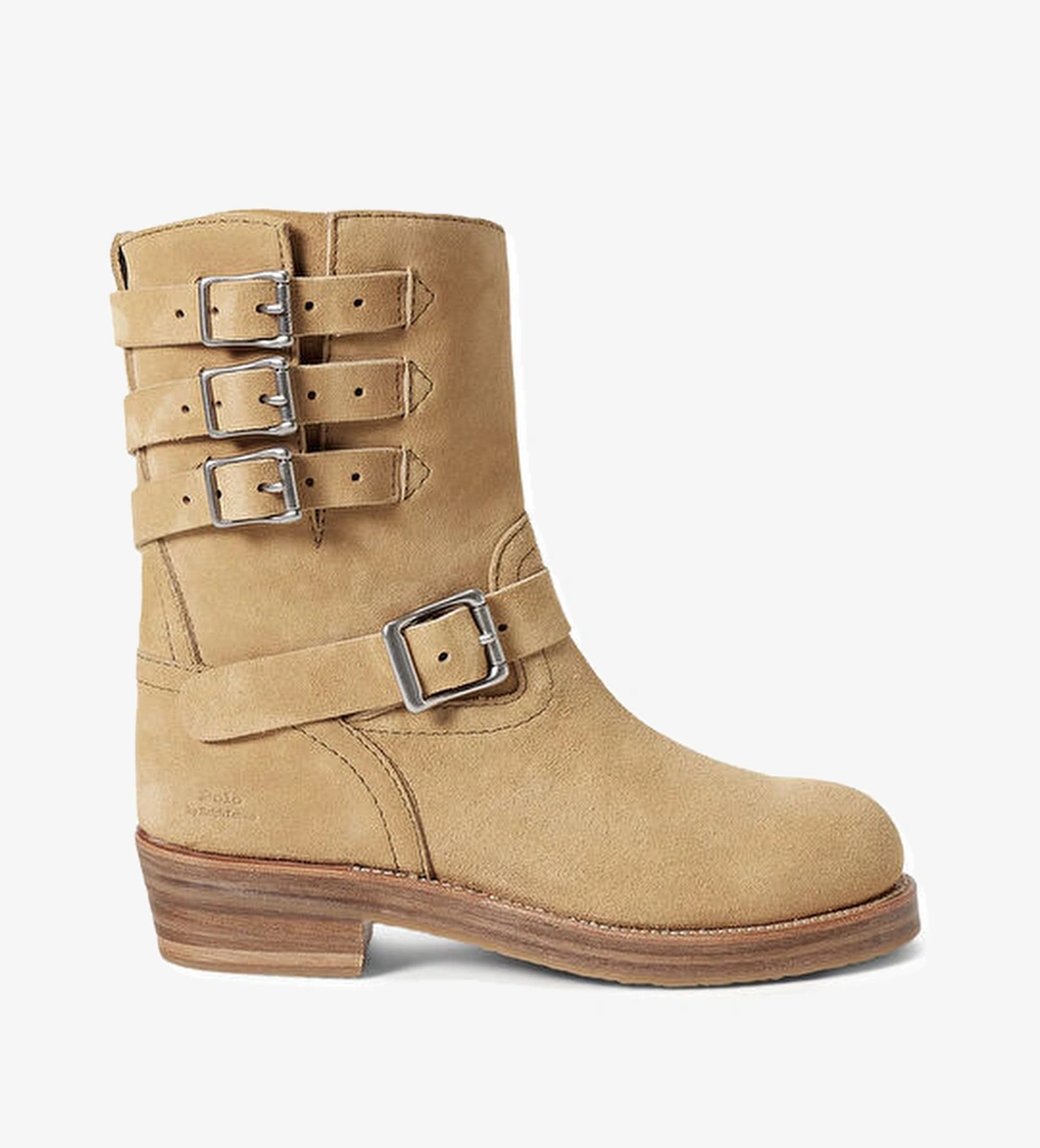 Polo Ralph Lauren Camel Kadın Deri Bot model görseli