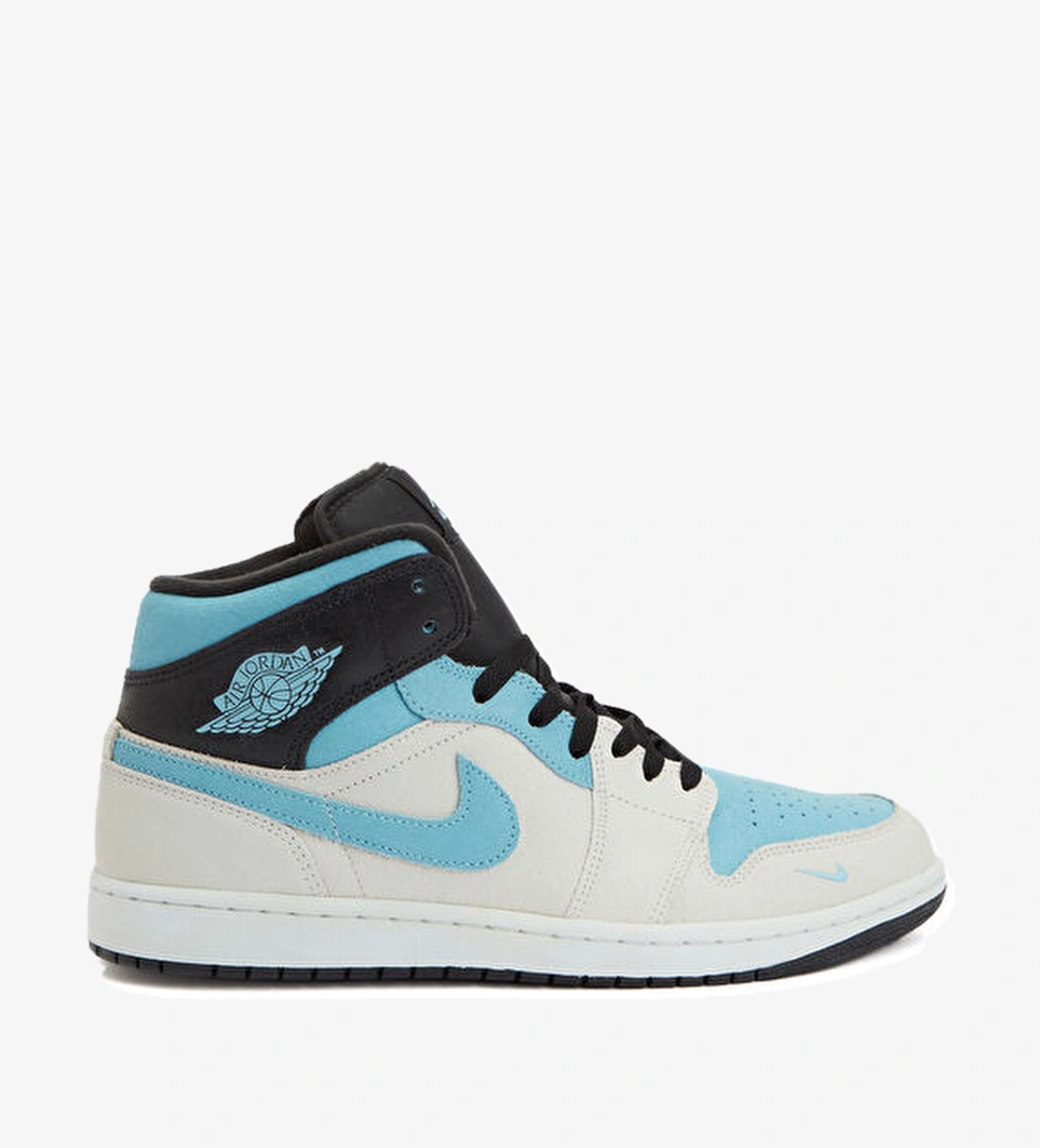 Air Jordan 1 Mid Se Erkek Deri Sneaker - Görsel 1