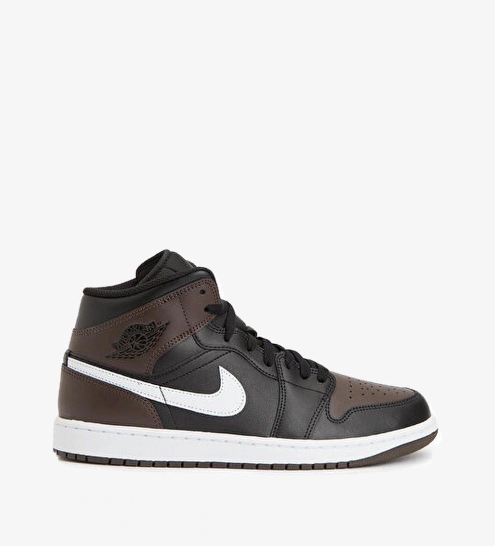 Nike Air Jordan 1 Kahverengi Erkek Deri Sneaker model görseli