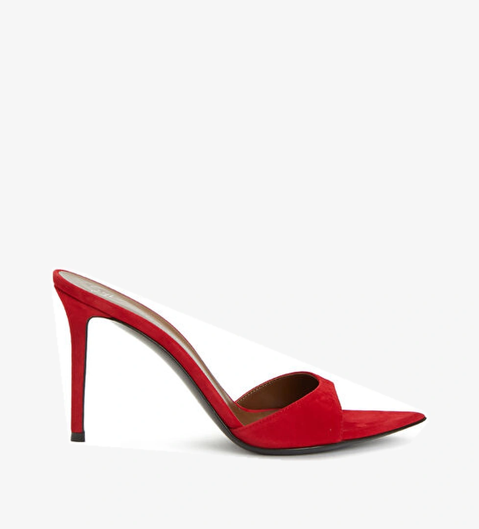 Giuseppe Zanotti Kırmızı Kadın Süet Terlik model görseli