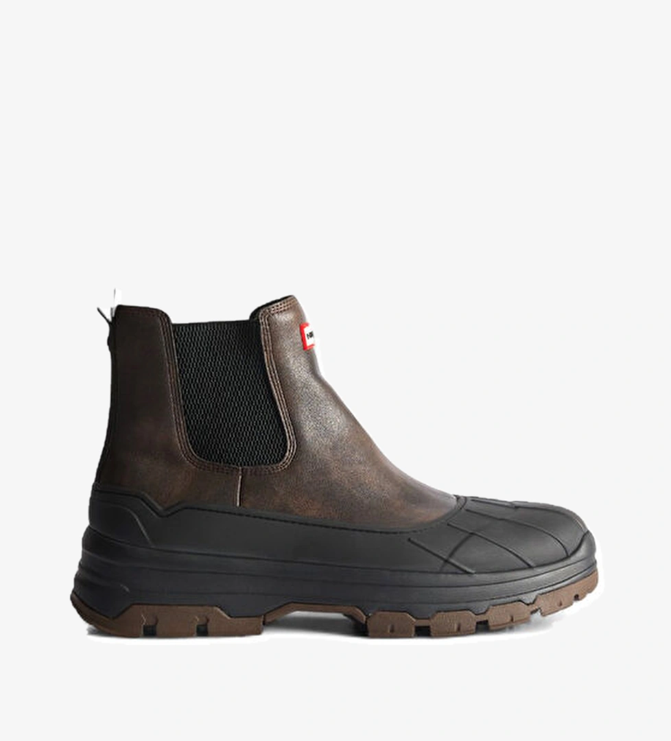 Hunter Explore Koyu Kahverengi Erkek Deri Chelsea Bot model görseli