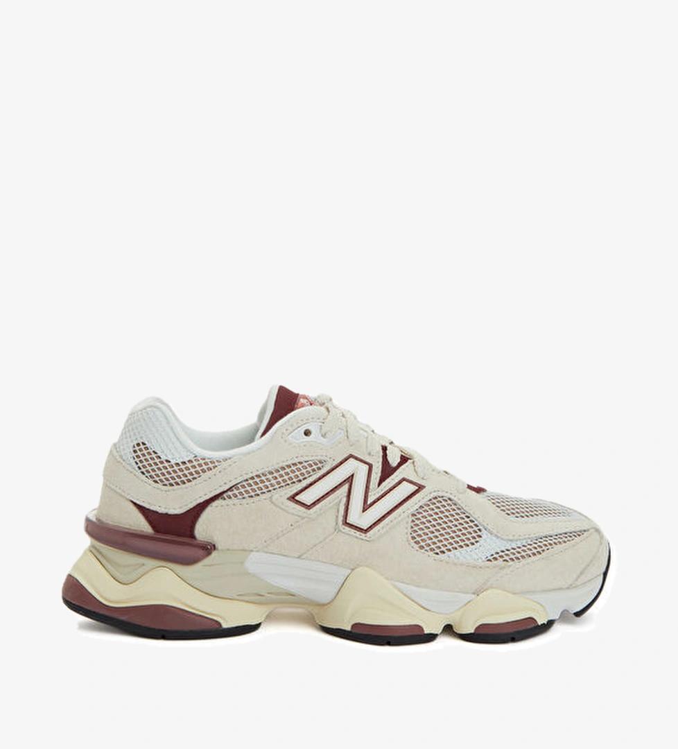 New Balance 9060 Lifestyle Bej Kadın Deri Sneaker model görseli