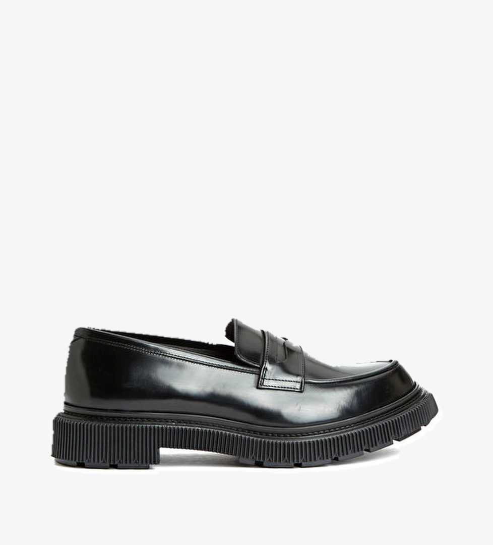 Siyah Erkek Deri Loafer - Görsel 1