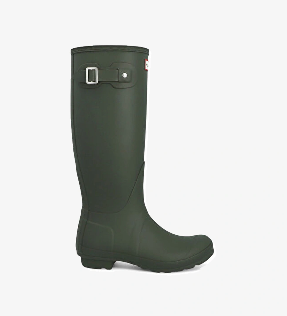 Hunter Originals Wellington Koyu Yeşil kadın Bot model görseli