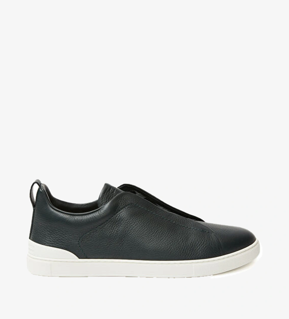 Zegna Lacivert Erkek Deri Sneaker model görseli