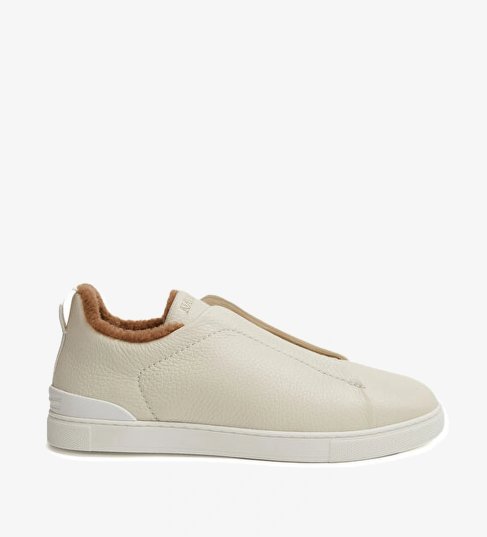 Zegna Beyaz Erkek Deri Sneaker model görseli