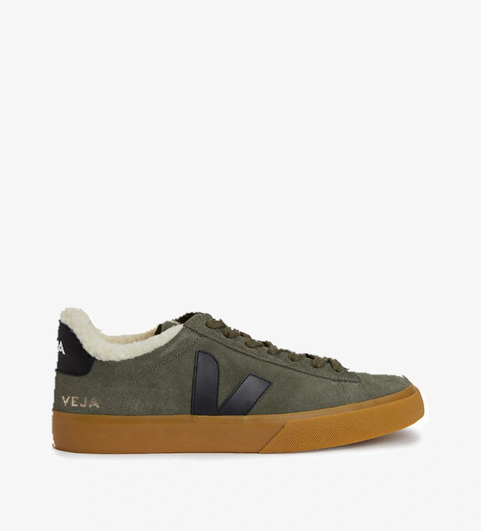Veja Campo Winter Siyah Kadın Süet Sneaker model görseli