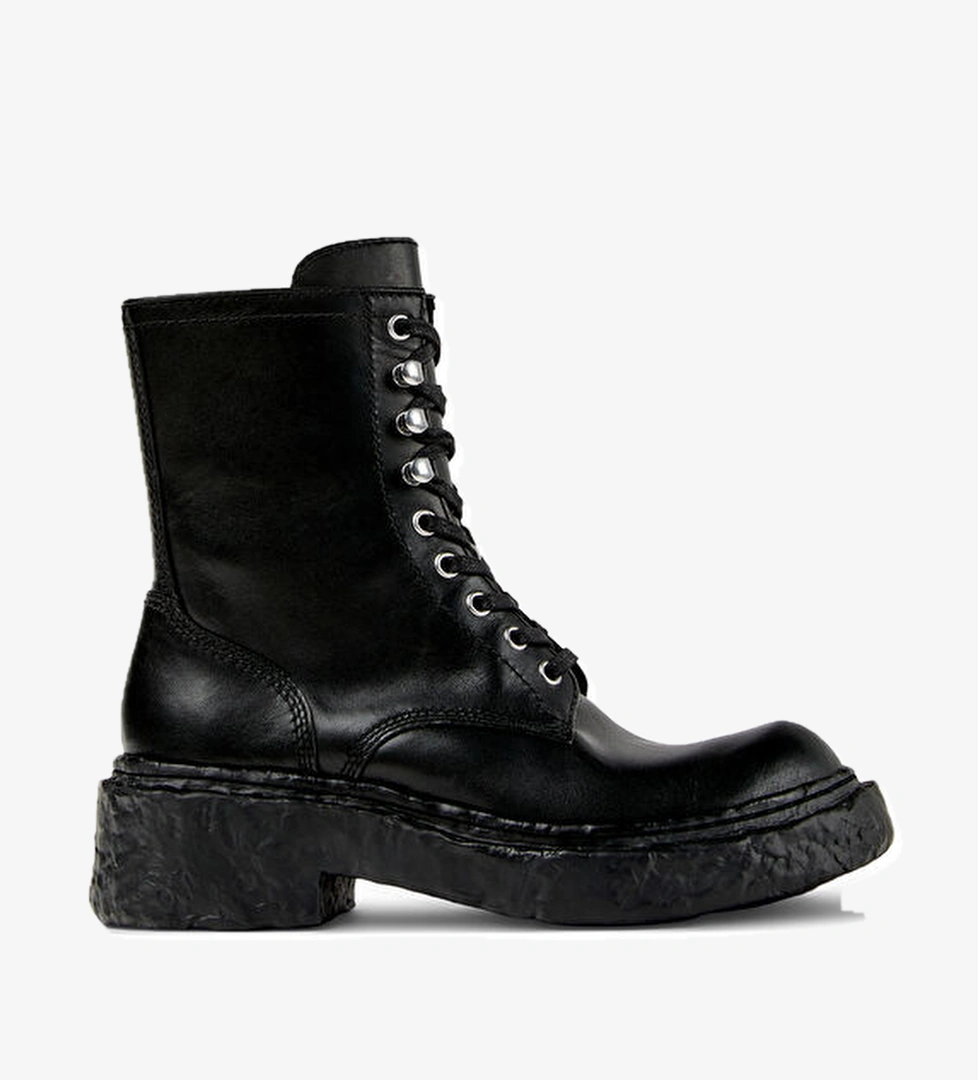 Camper Lab Vamonos Siyah Erkek Deri Bot model görseli