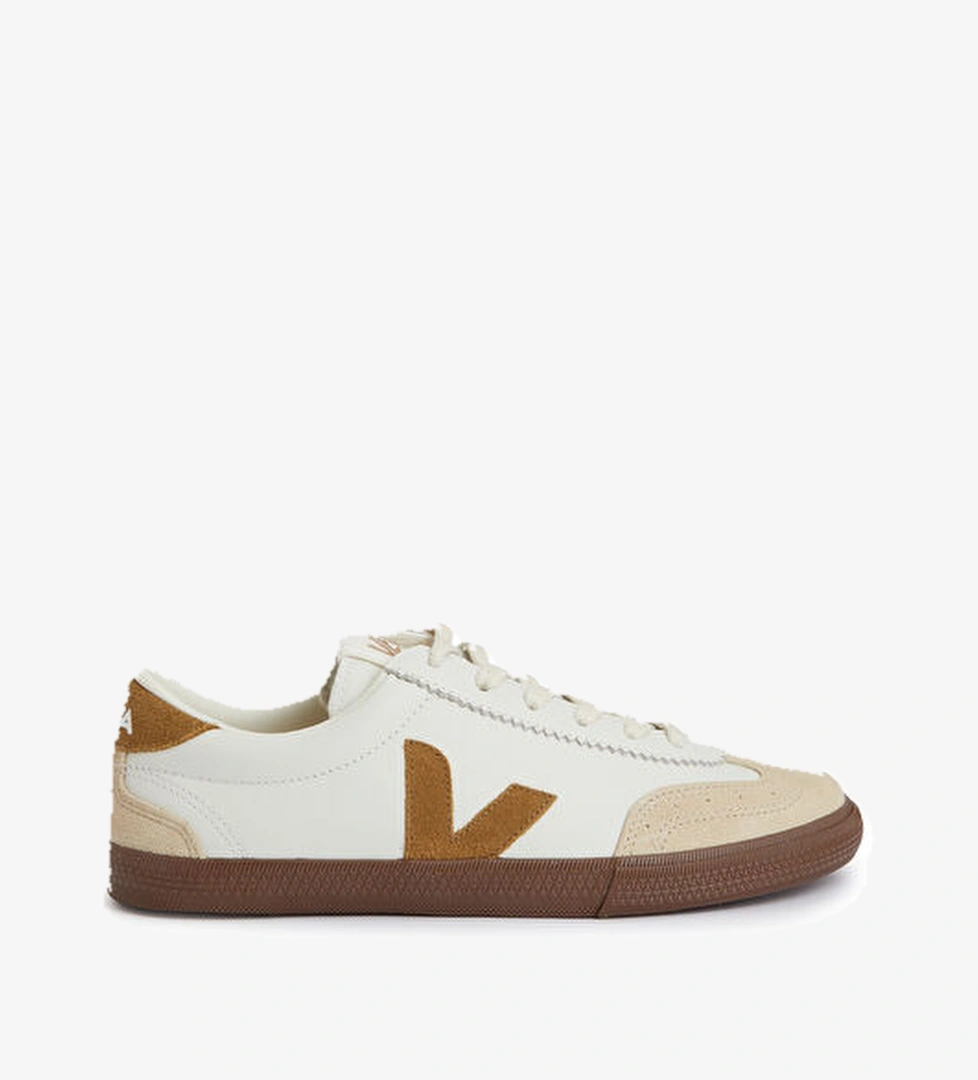 Volley O.T Beyaz Kadın Deri Sneaker - Görsel 1