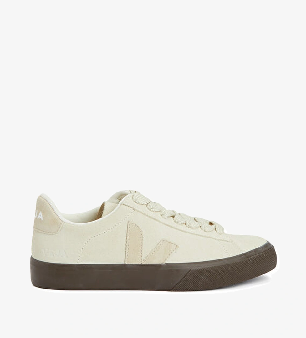 Veja Campo Bold Açık Bej Kadın Süet Sneaker model görseli