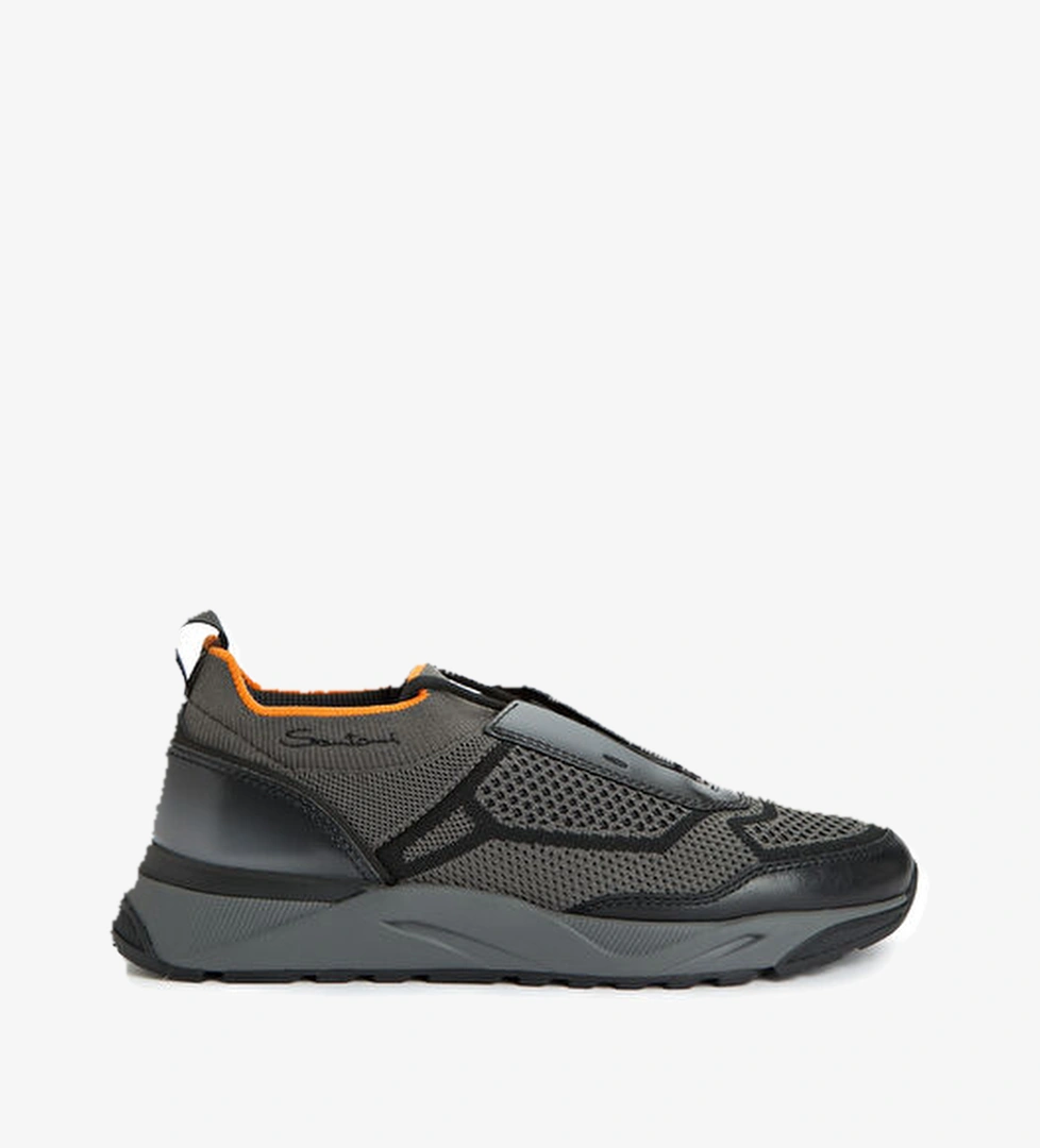 Santoni Sport Gri Çorap Formlu Erkek Sneaker model görseli