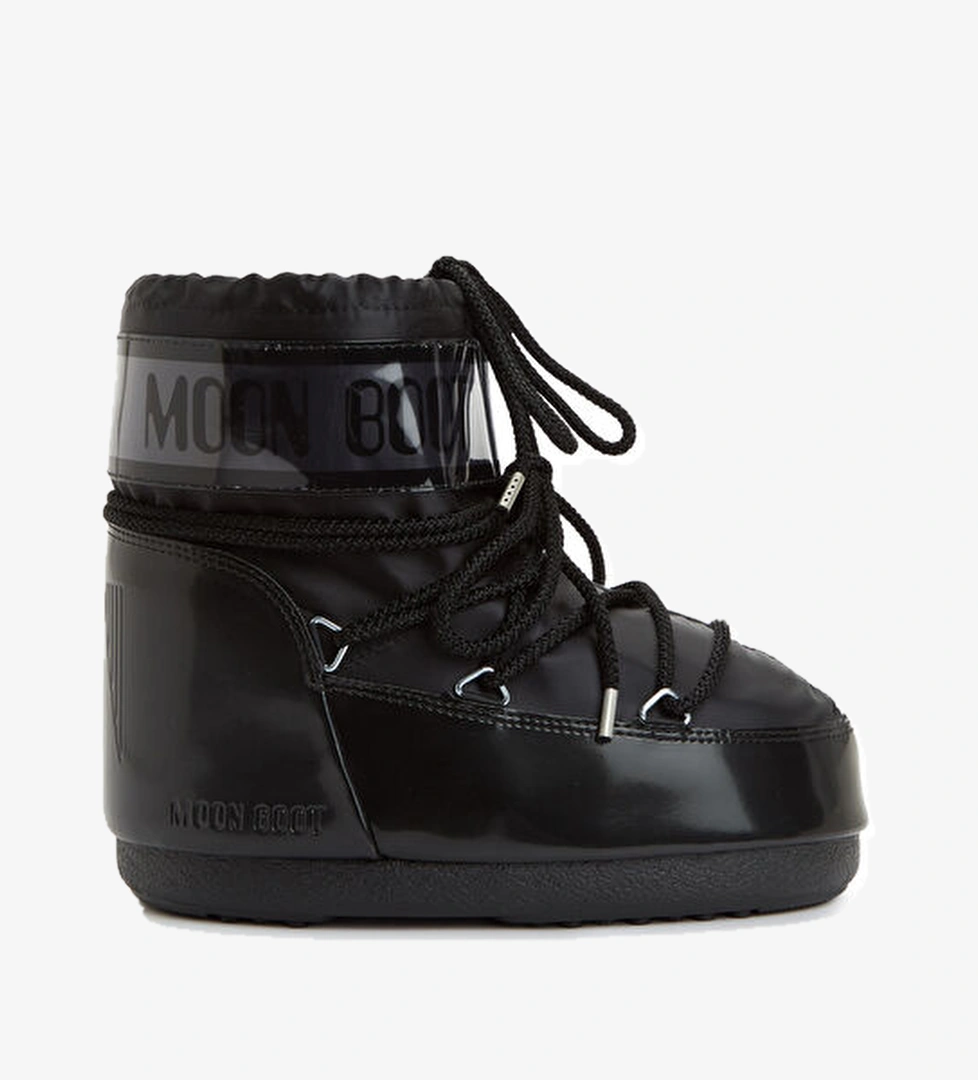 Moon Boot Icon Fash Siyah Çocuk Kar Botu model görseli