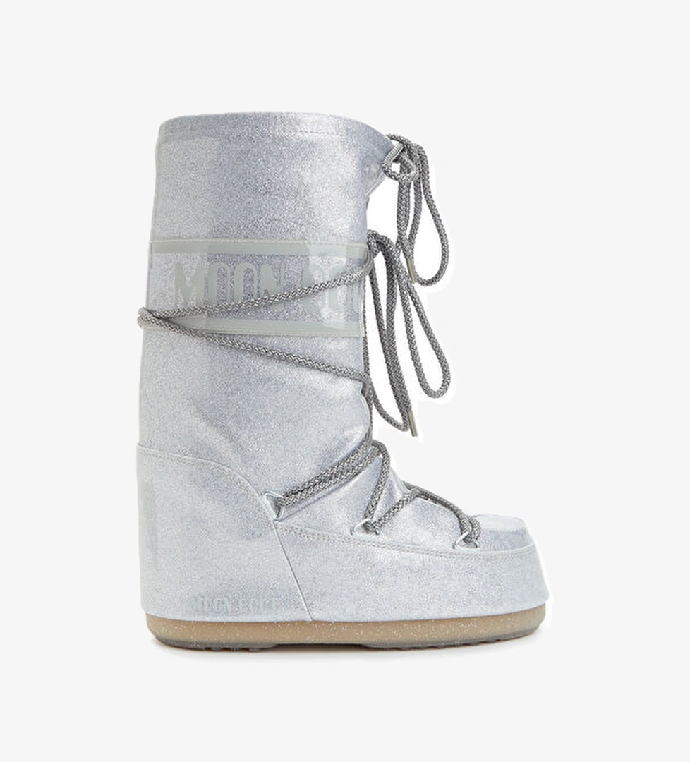 Moon Boot Icon Fash Silver Çocuk Kar Botu model görseli