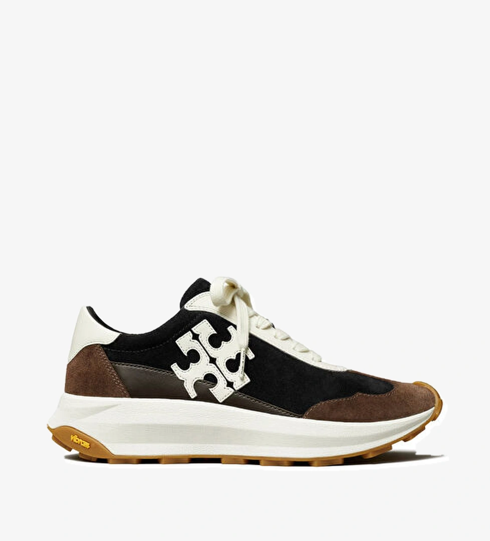 Siyah Kadın Deri Sneaker - Görsel 1