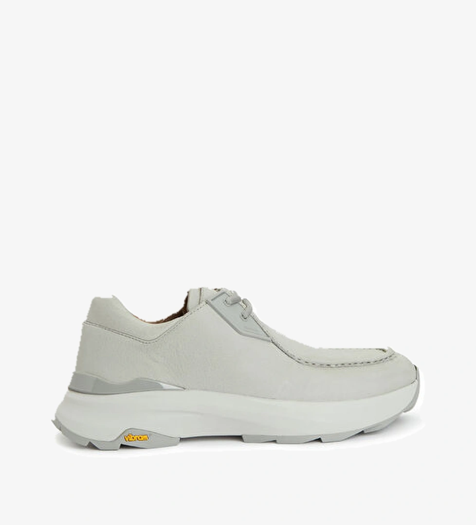 Fernabee MegaGrip Açık Gri Erkek Deri Sneaker - Görsel 1