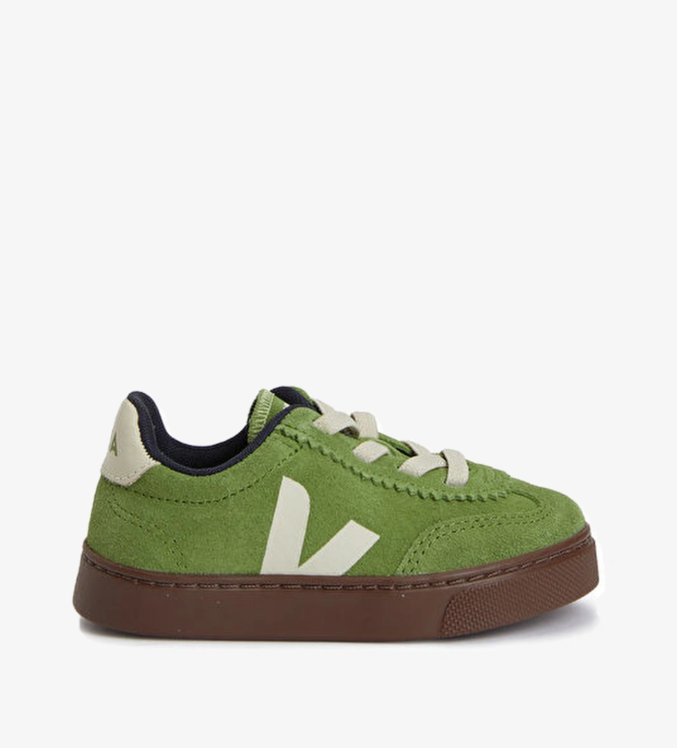 Veja Small Volley Yeşil Çocuk Süet Sneaker model görseli