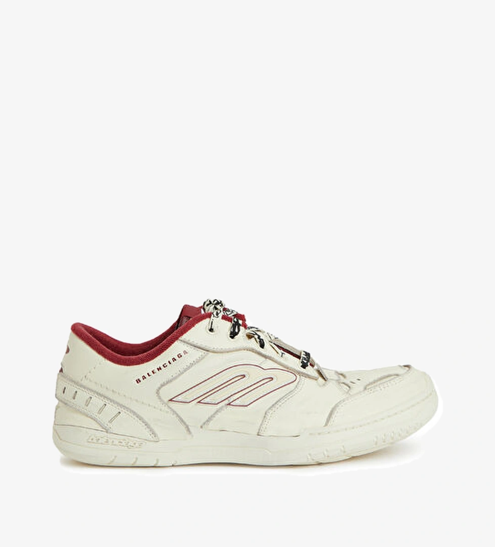 Balenciaga Hampton Ekru Erkek Deri Sneaker model görseli