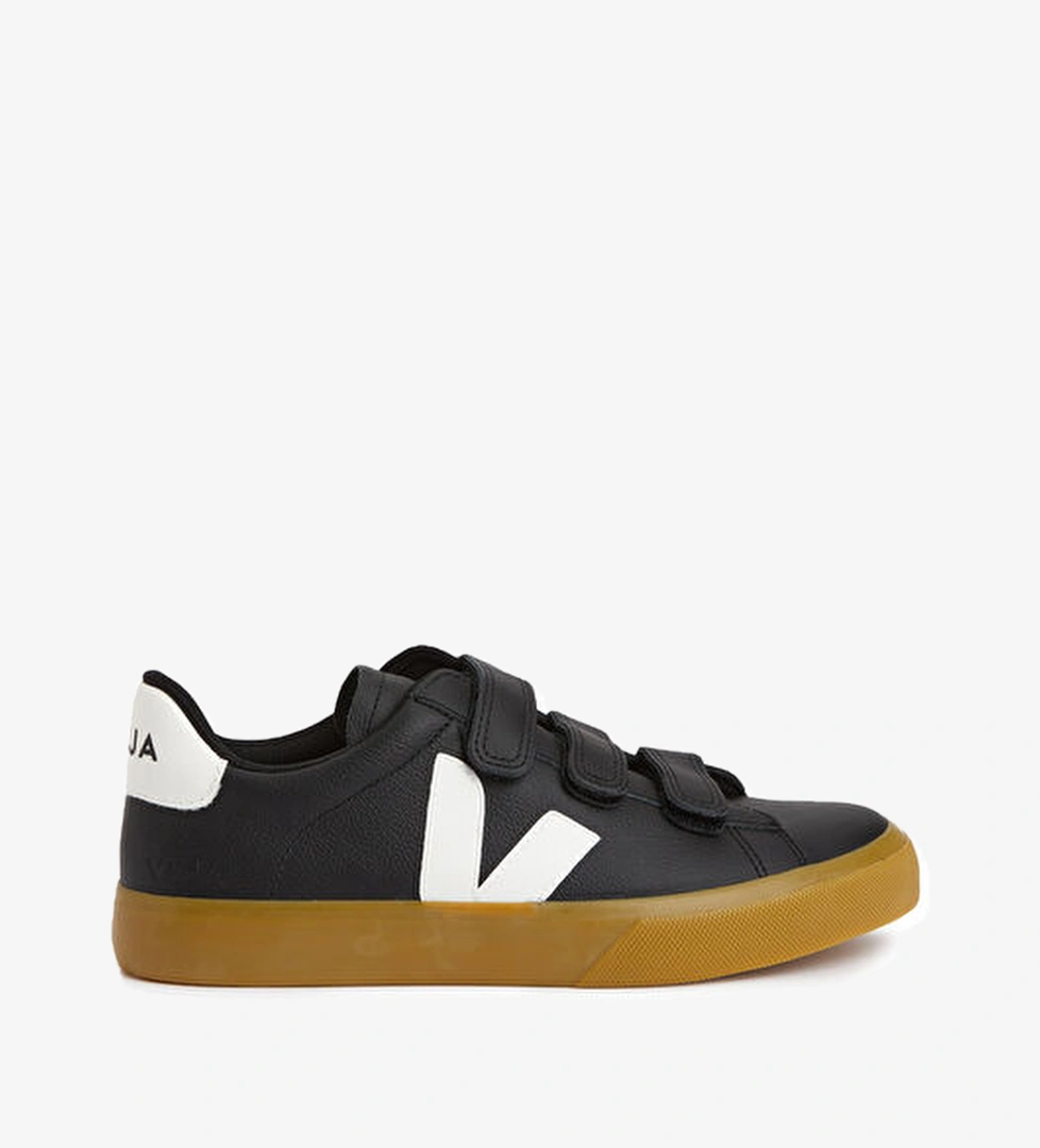 Veja Recife Logo Chromefree Siyah Kadın Deri Sneaker model görseli