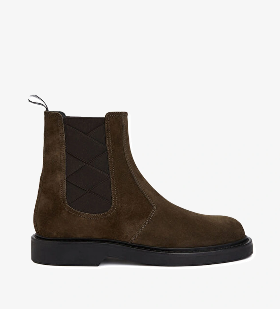 Jimmy Choo Reggie Açık Kahverengi Erkek Süet Bot model görseli