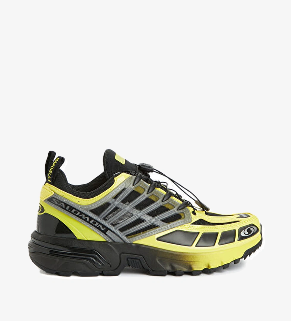 Mm6 X Salomon x Salomon Siyah Sarı Erkek Sneaker model görseli