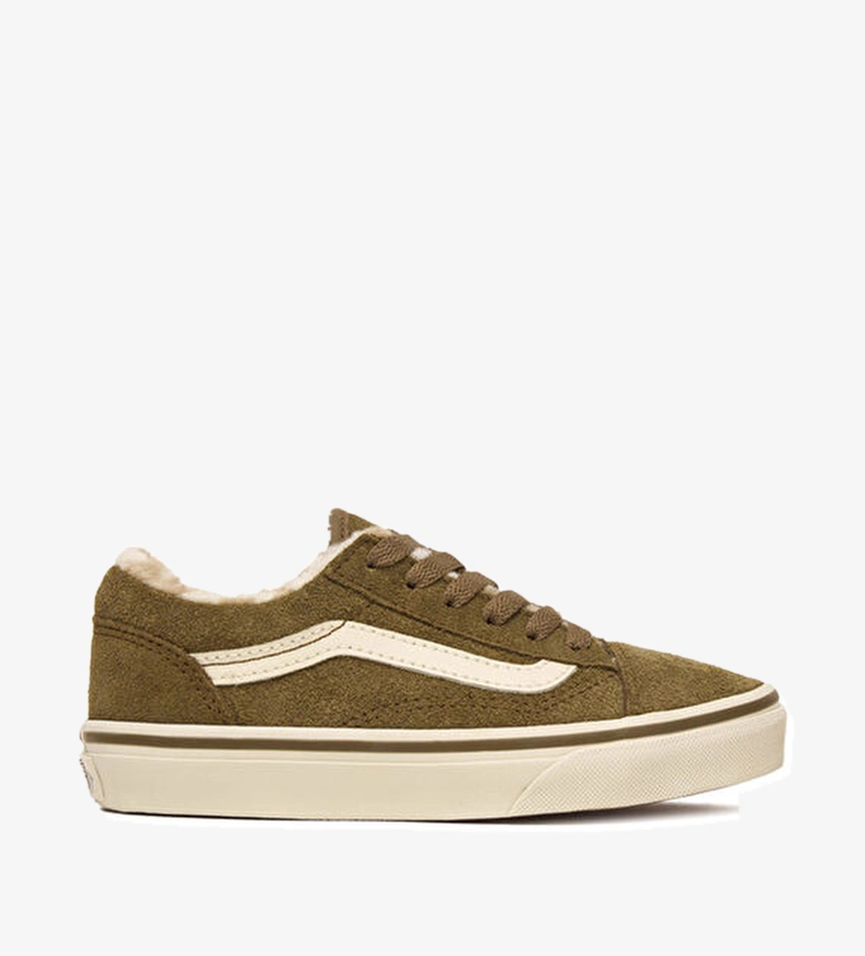 Vans Old Skool Kahverengi Çocuk Süet Sneaker model görseli