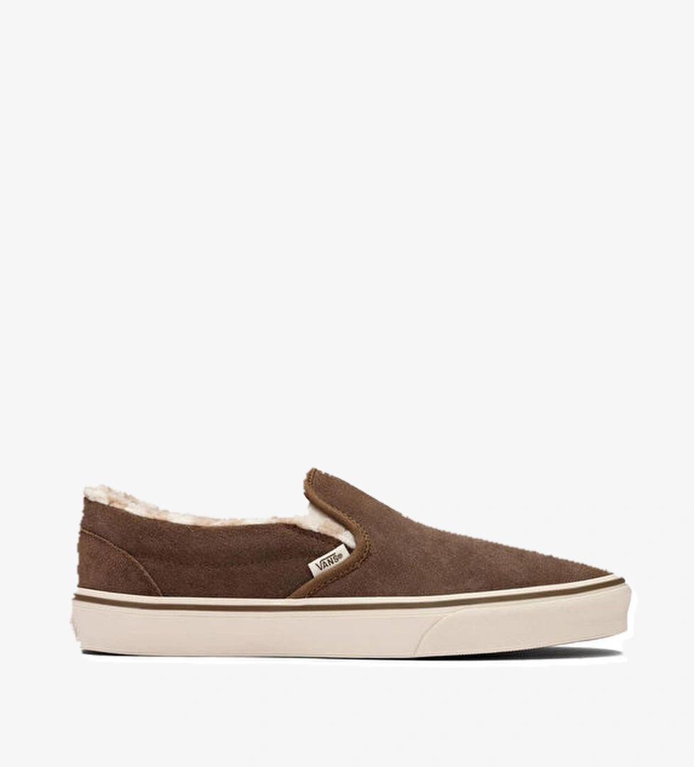 Vans Classic Slip-On Kahverengi Kadın Deri Sneaker model görseli
