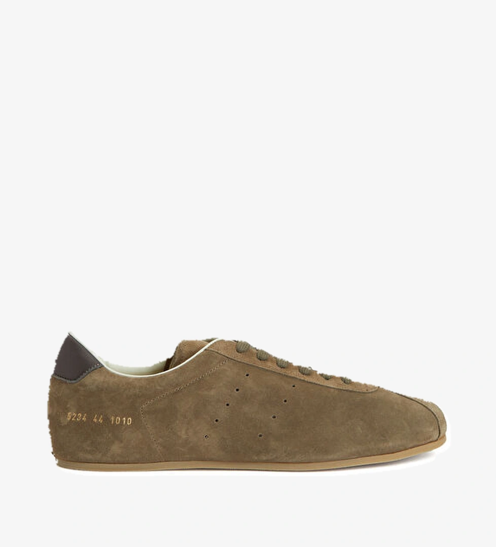 Common Projects Haki Erkek Nubuk Sneaker model görseli