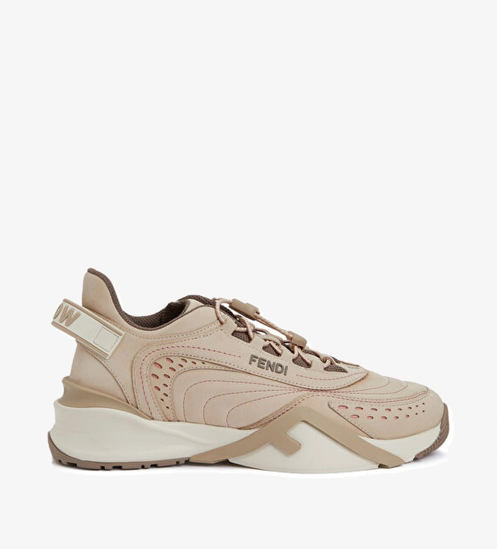 Fendi Flow Bej Kadın Deri Sneaker model görseli