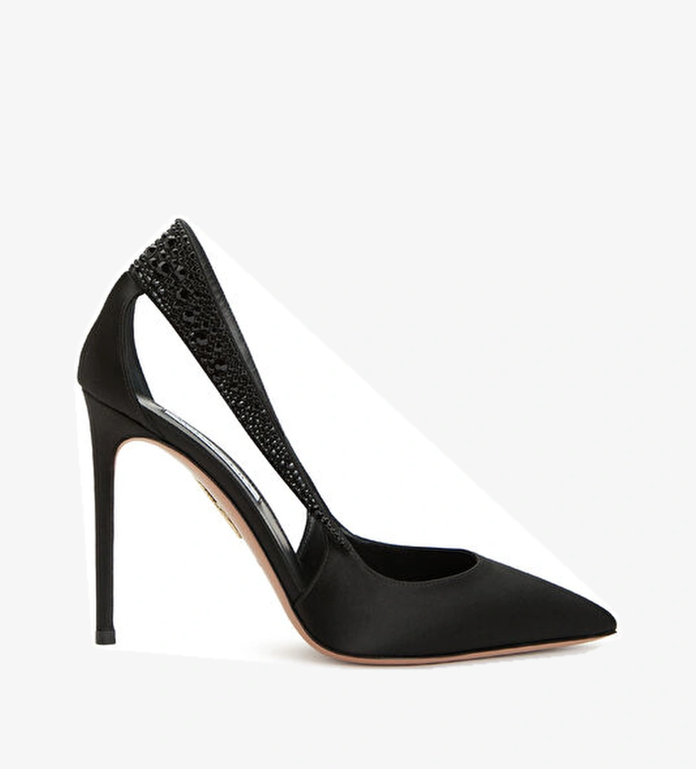Aquazzura Siyah Topuklu Ayakkabı model görseli