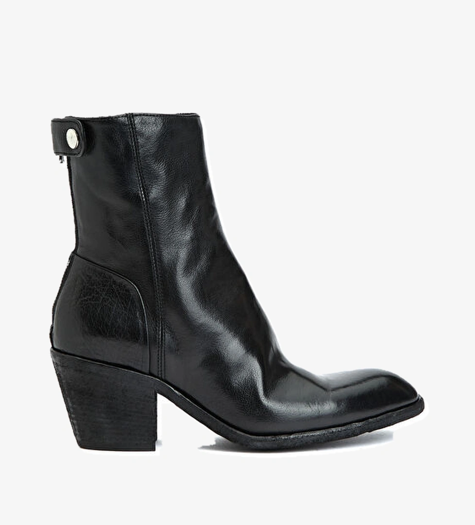 Officine Creative Sydne 003 Siyah Kadın Deri Bot model görseli