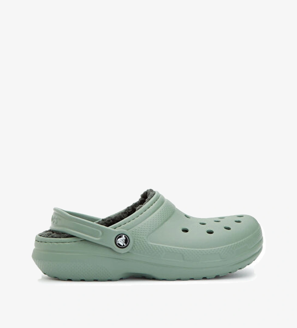 Crocs Classic Lined Haki Kadın Terlik model görseli