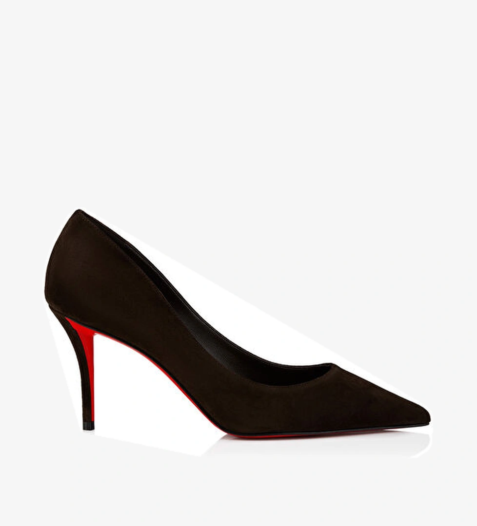 Christian Louboutin Miss Z Koyu Kahverengi Süet Stiletto model görseli