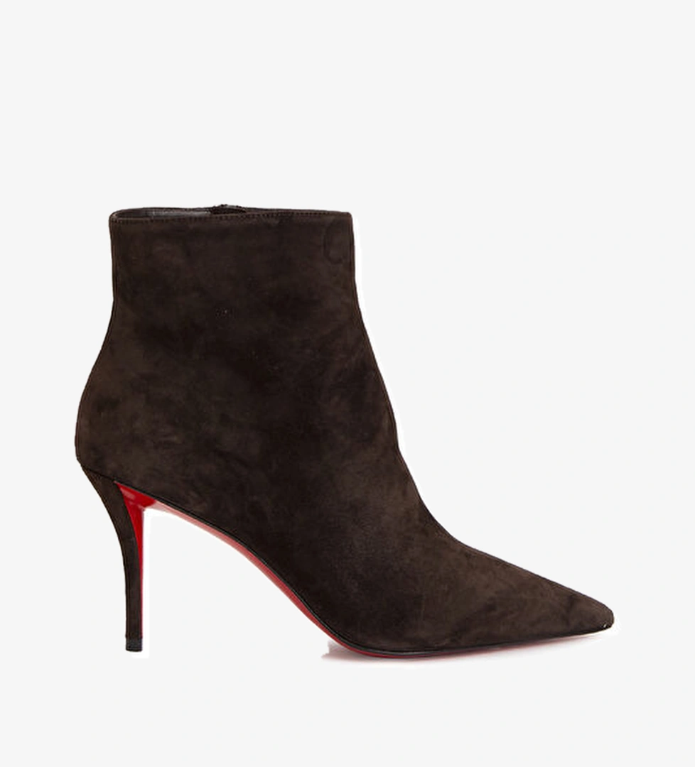 Miss Z Koyu Kahverengi Kadın Deri Bot - Görsel 1