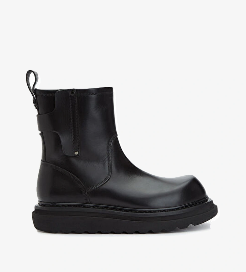 Premiata Siyah Fermuarlı Kadın Deri Bot model görseli