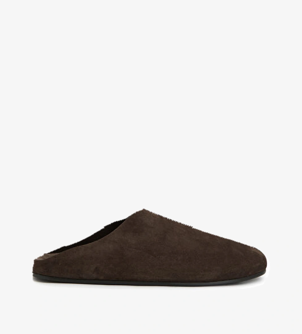 The Row Kahverengi Erkek Süet Terlik model görseli