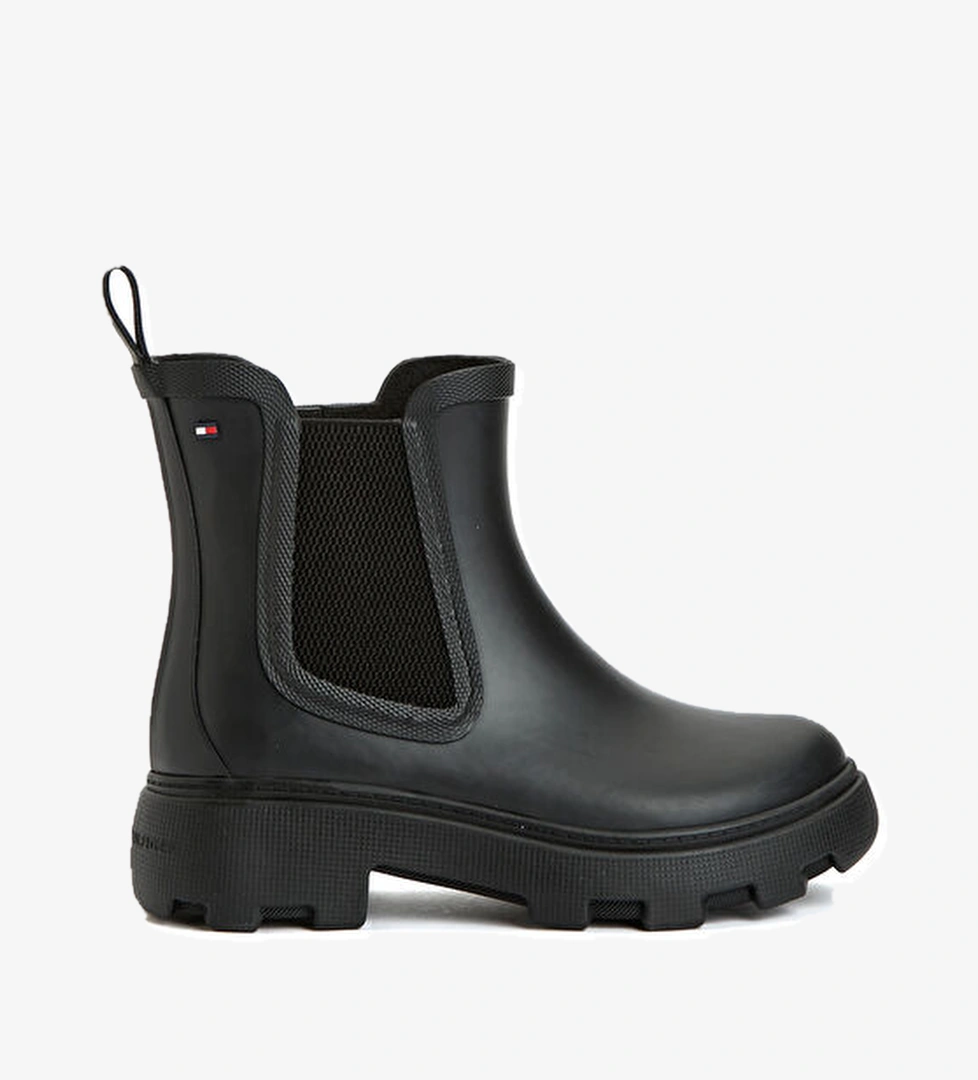 Tommy Hilfiger Siyah Kadın Yağmur Botu model görseli