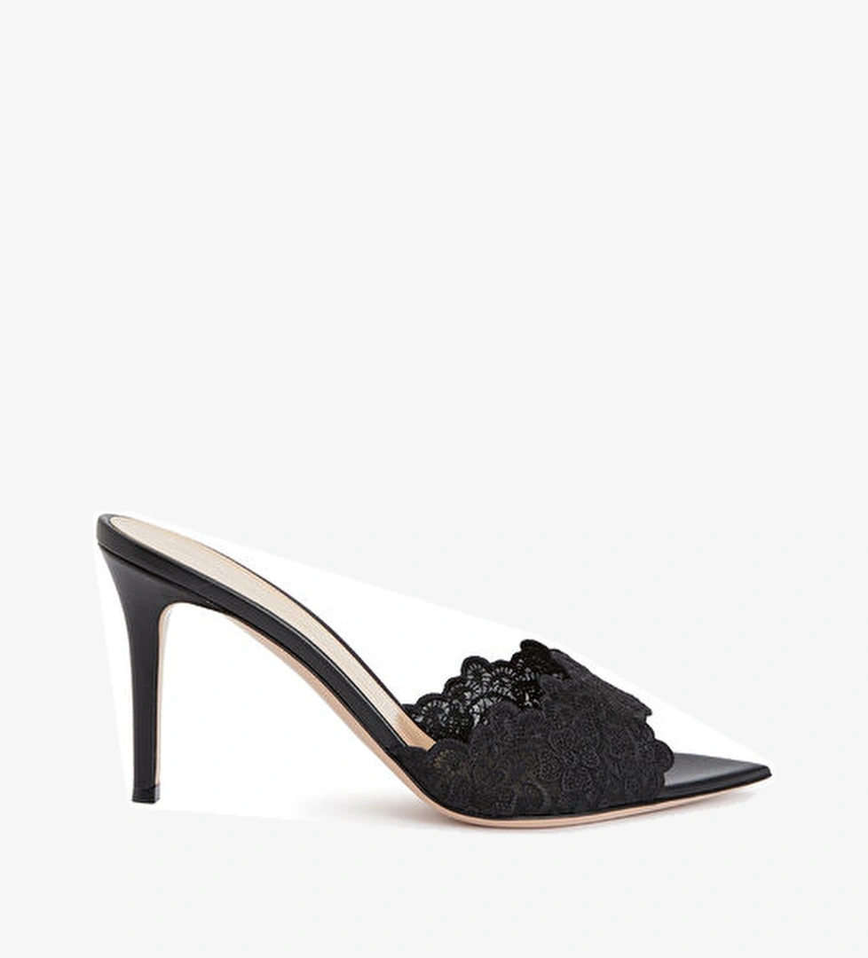 Gianvito Rossi Yvonne Siyah Kadın Terlik model görseli