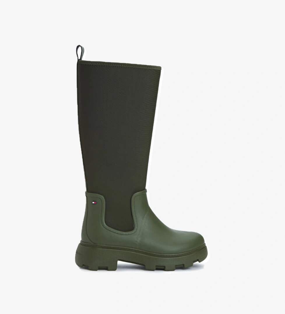 Yeşil Kadın Yağmur Botu - Görsel 1