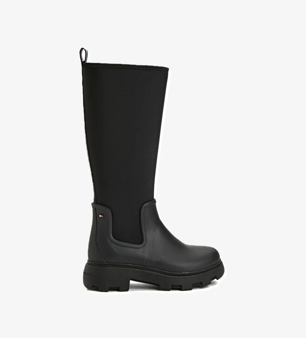 Tommy Hilfiger Flag Siyah Kadın Yağmur Botu model görseli