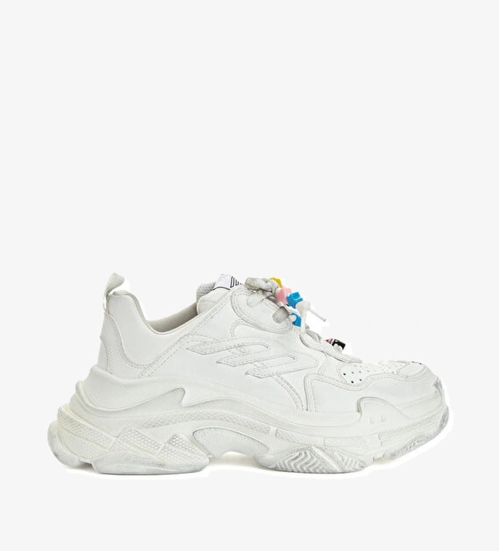 Balenciaga Triple S Beyaz Kadın Sneaker model görseli