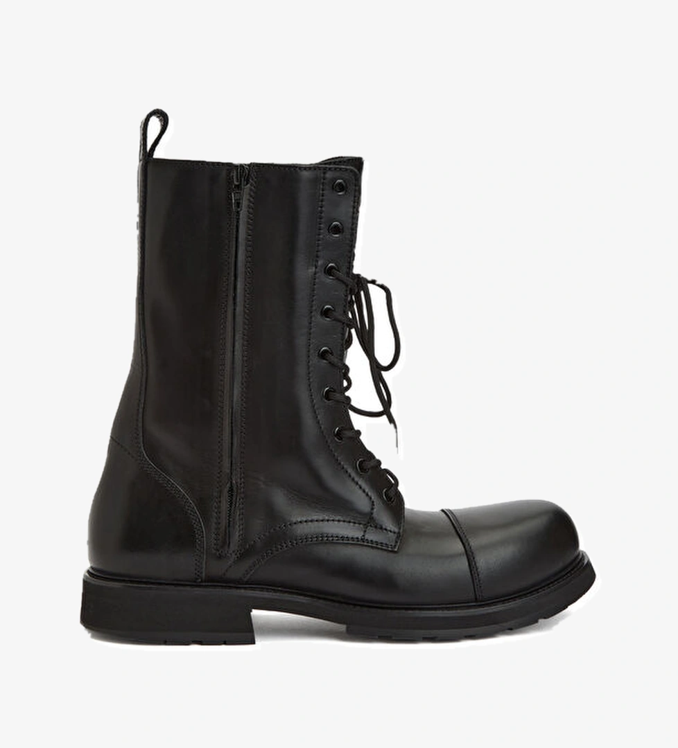 Balenciaga Siyah Erkek Deri Bot model görseli