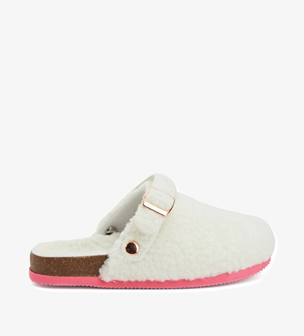 Billieblush Beyaz Kız Çocuk Teddy Terlik model görseli