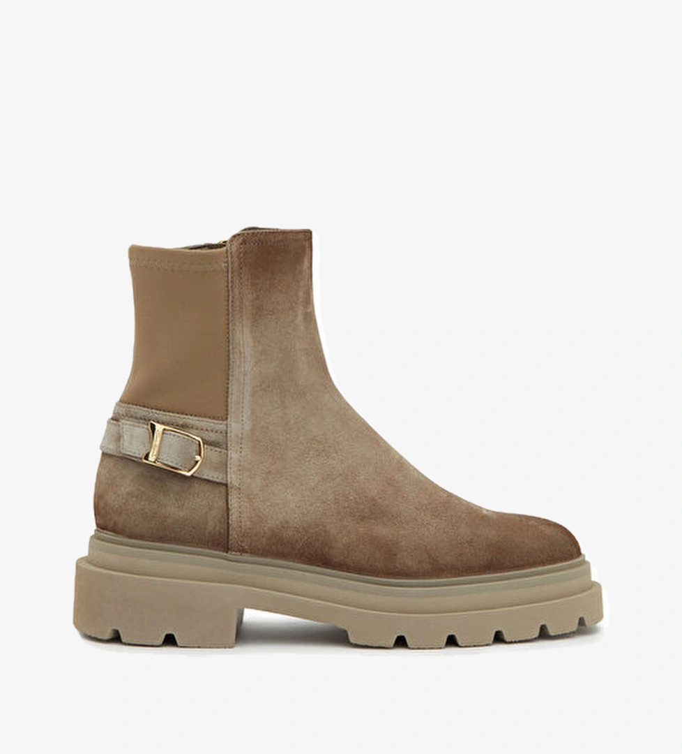 Santoni Bej Kadın Deri Bot model görseli