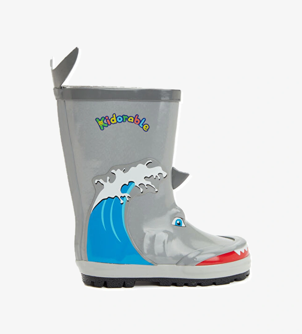 Köpek Balığı Çocuk Yağmur Çizmesi - Görsel 1
