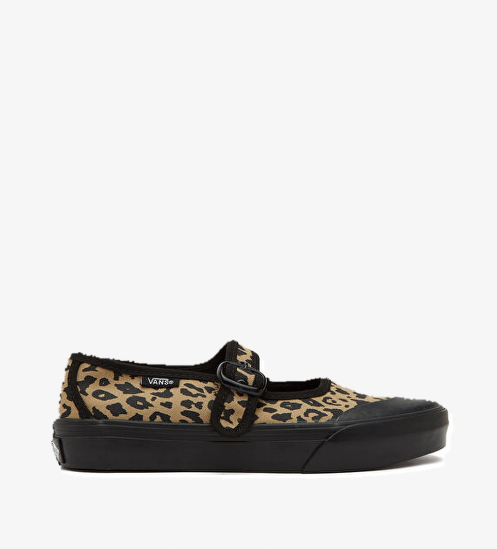 Vans Siyah Leopar Desenli Unisex Çocuk Sneaker model görseli