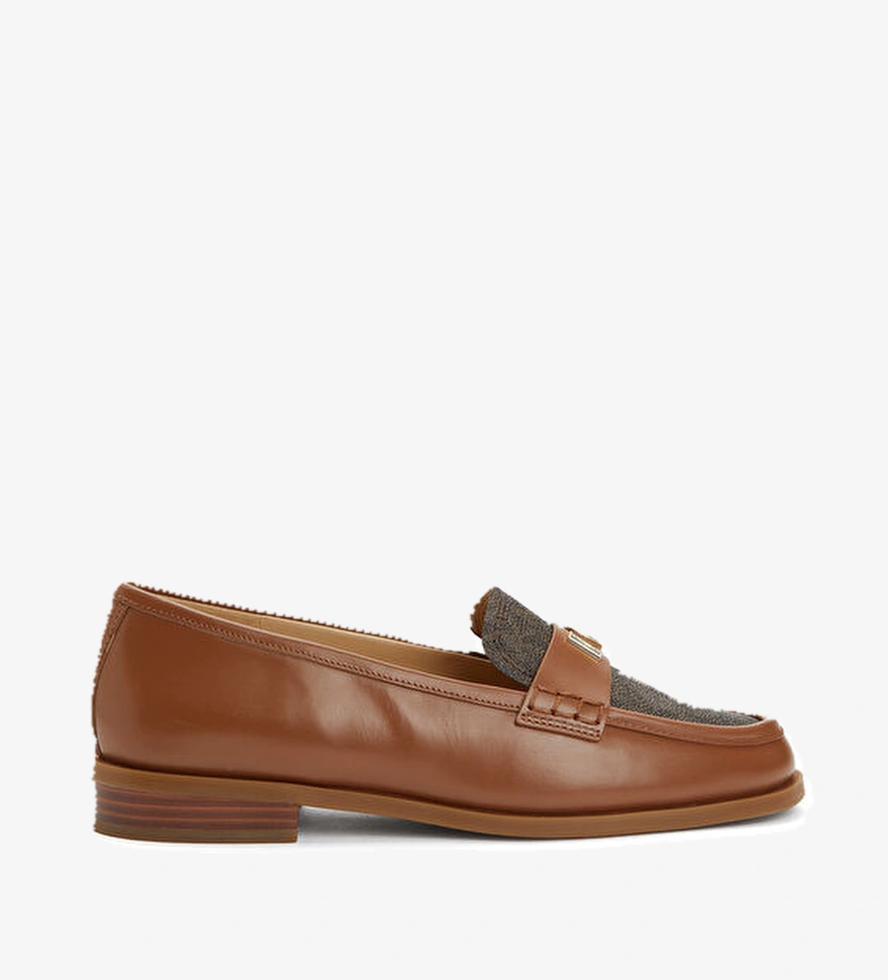Michael Michael Kors Lex Kahverengi Logolu Kadın Loafer model görseli