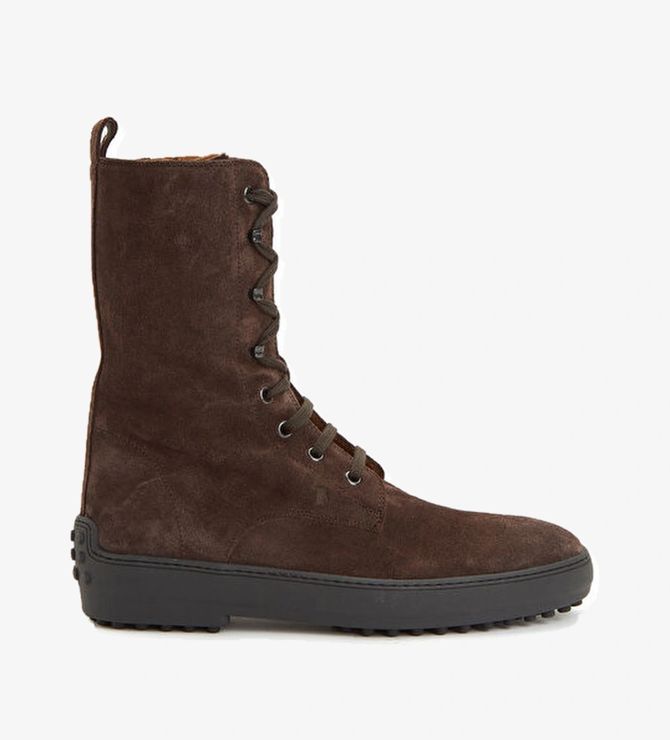 Tod's Koyu Kahverengi Kadın Süet Bot model görseli